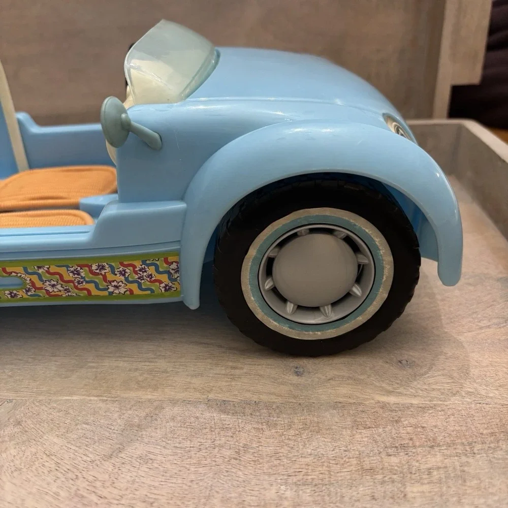 Barbie Beach Car‎ 2006 Glam Cruiser Blue Convertible Sports Car Mattel No Basket